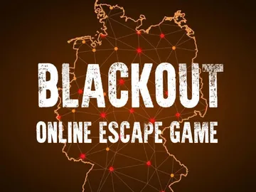 Map of Germany with the title for an online game.