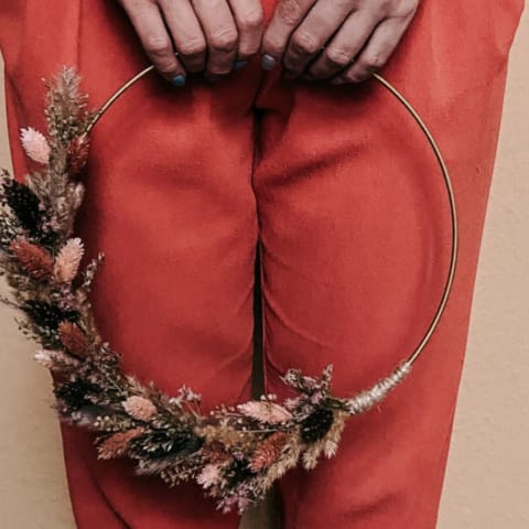 Trockenblumenring herstellen in Berlin