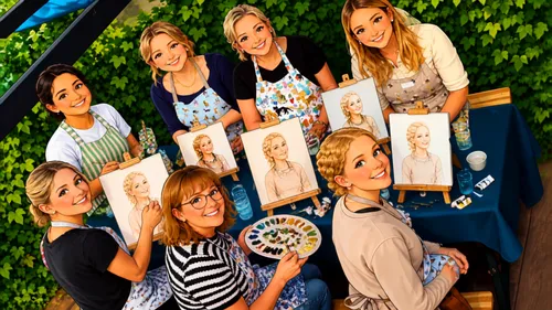 Kreativer Paint & Drink Abend für Gruppen in Köln