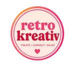 Retro Kreativ buchen logo