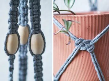 Macrame Workshop Berlin: How to make flower baskets for beginners or with previous experience