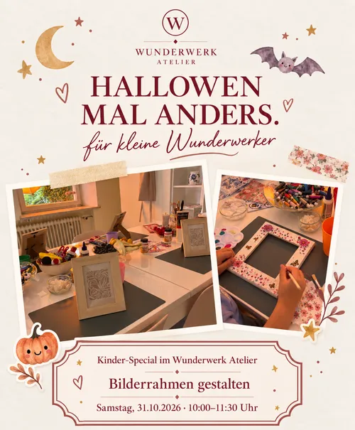 Kinder Halloween Special: Bilderrahmen gestalten
