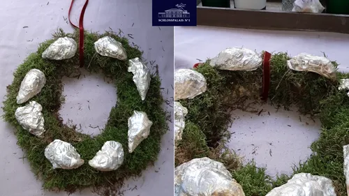 Herbstkranz-Workshop mit Austern und Moos