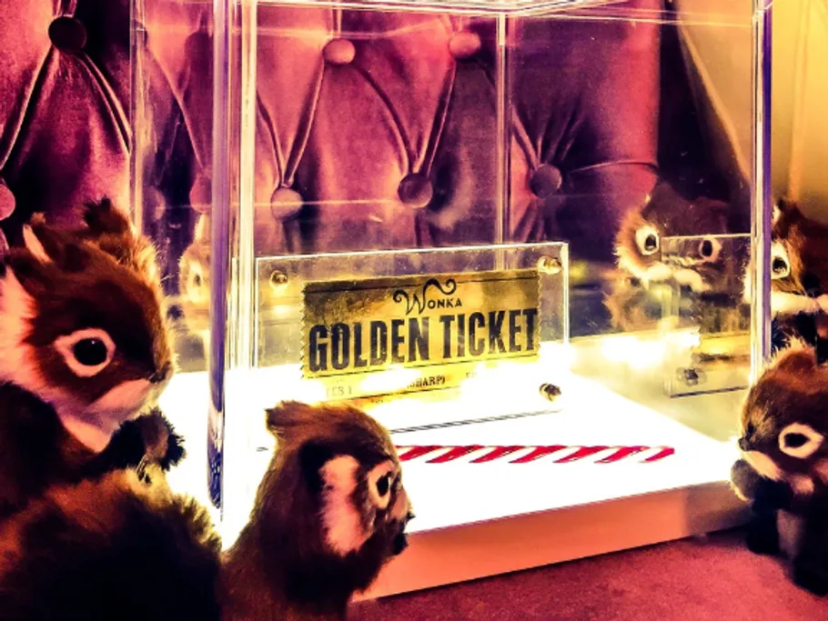 Escape Room in Mainz Entdecke die Welt von Willy Wonka konfetti