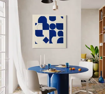 Mid century acrylic painting as a stylish eye-catcher