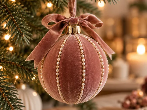Workshop - Velvet Christmas balls