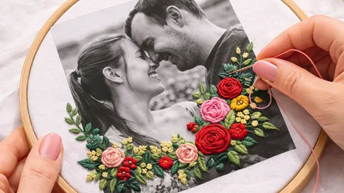 Valentinstag: Foto besticken in Frankfurt