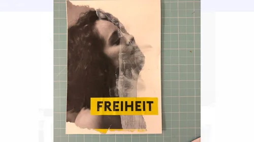 Collage gestalten im Postkartenformat in Leipzig