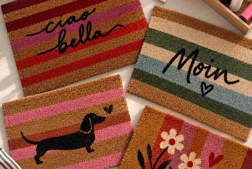 Design & paint floor mats with your own motifs in Lübeck