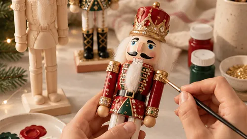 Nussknacker bemalen in Hamburg – Weihnachtsworkshop