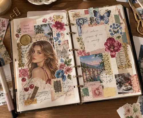 Journal dekorieren: Scrapbooking Kurs in Hamburg