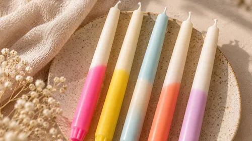 Kerzen Dip Dye Workshop in Hamburg: Kreativ färben