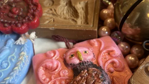 Weihnachtsornamente für den Christbaum aus Wachs 🎄🕯️