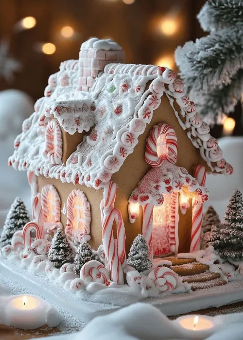 Zefir-Lebkuchenhaus schmücken und bemalen in Eisenstadt