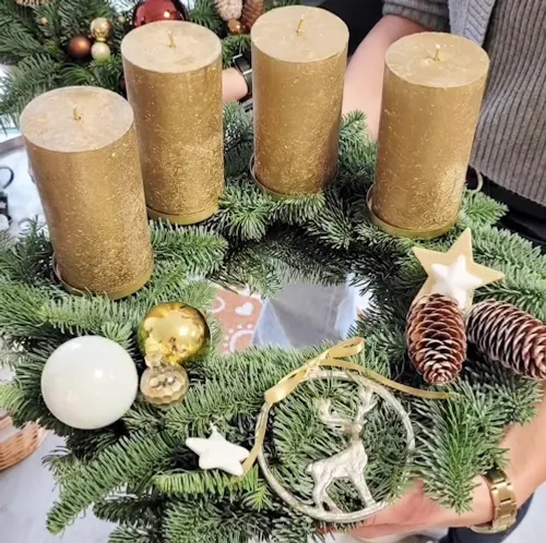 Adventskranz binden in Bad Salzuflen