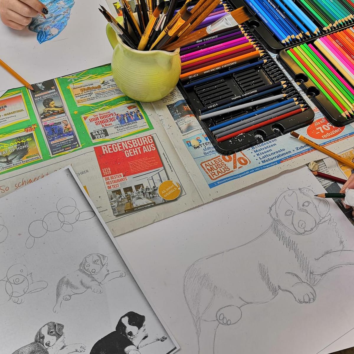 Kunstkurs in Barbing: Lerne verschiedene Maltechniken