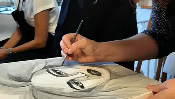 Portraitmalerei Acryl