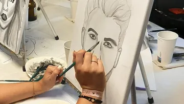Portraitmalerei Acryl