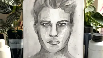 Portraitmalerei Acryl