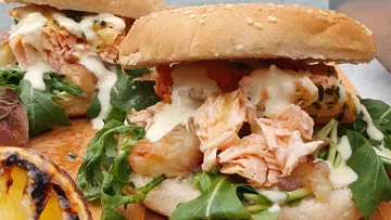 Pulled Lachs Burger
