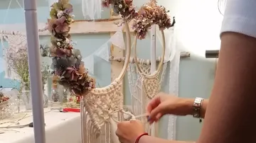 Makramee meets Trockenblumen by BardoKat Workshops