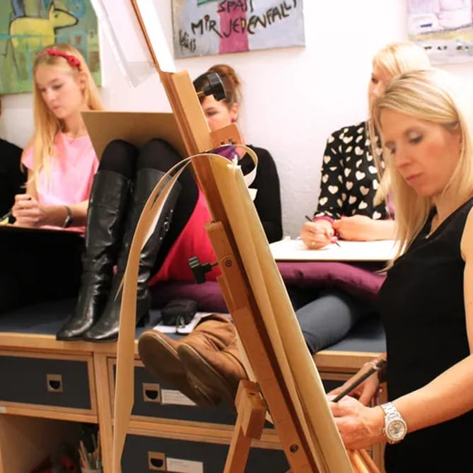 Kreativer Malkurs in Hamburg