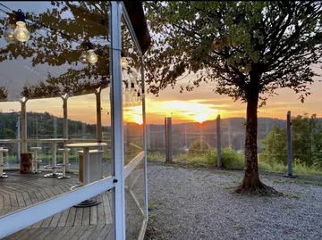 Sonnenuntergang an der Panorama Bar