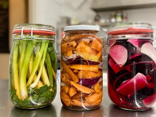 A small selection of wild ferments