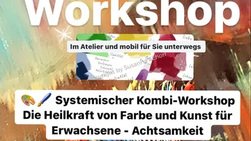 Workshop information about color power and art for adults.