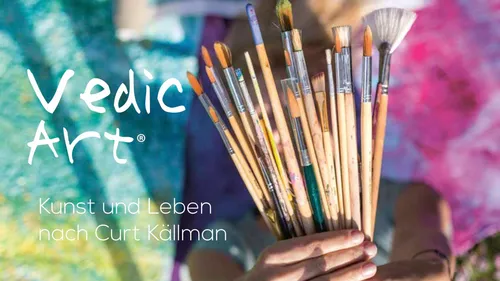 Brushes are held to encourage creative painting