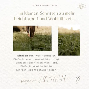 A person walks barefoot across a meadow surrounded by nature.