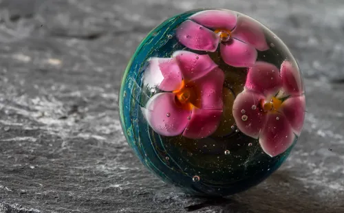 Blumen n der Perle