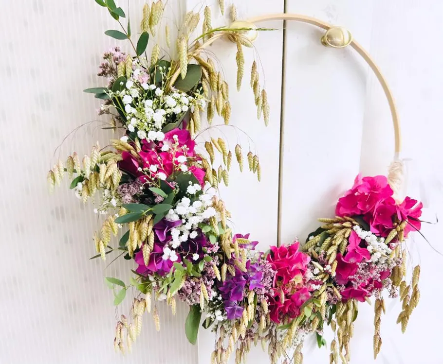 Sommer Floral Hoop selber machen in Hamburg