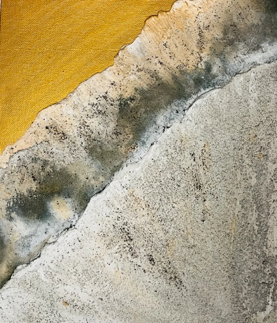 Light shades meet bright yellow and gray.