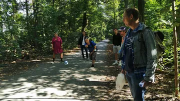 Irish Road Bowling