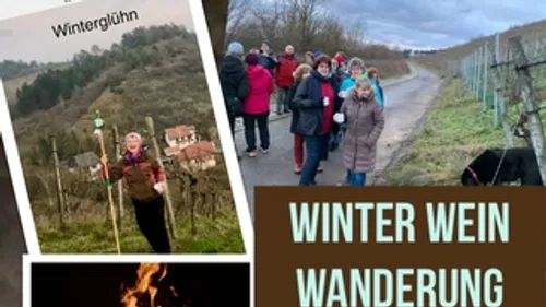 Gruppenausflug, Menschen stehen an einem Weg, Wetter ist kühl.
