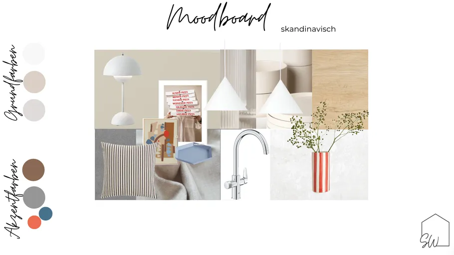 A course participant's mood board