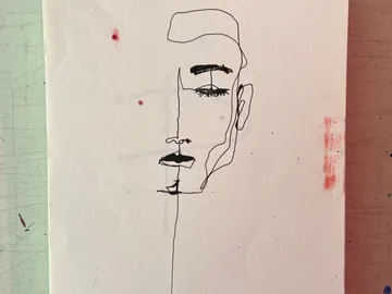 Gesicht Blindzeichnung