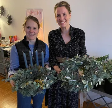 Workshop-Zeit I Adventskranz