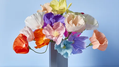 Paper flower bouquet