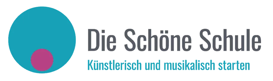 Logo mit Kreis und Text auf Deutsch.