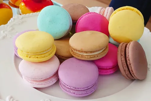 Macarons farbig