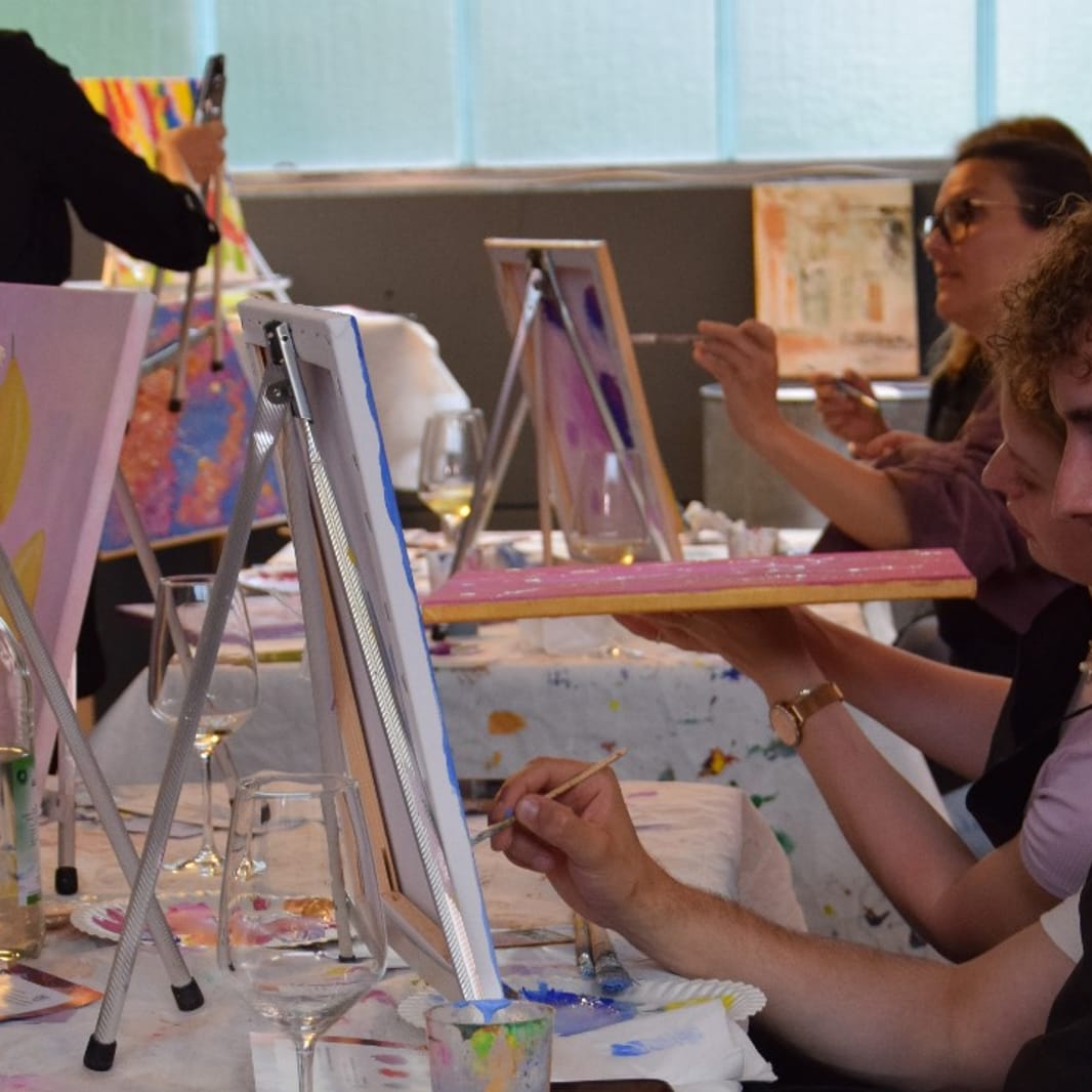 Cocktails&Art Event in Nürnberg -Malkurs & Cocktailtasting