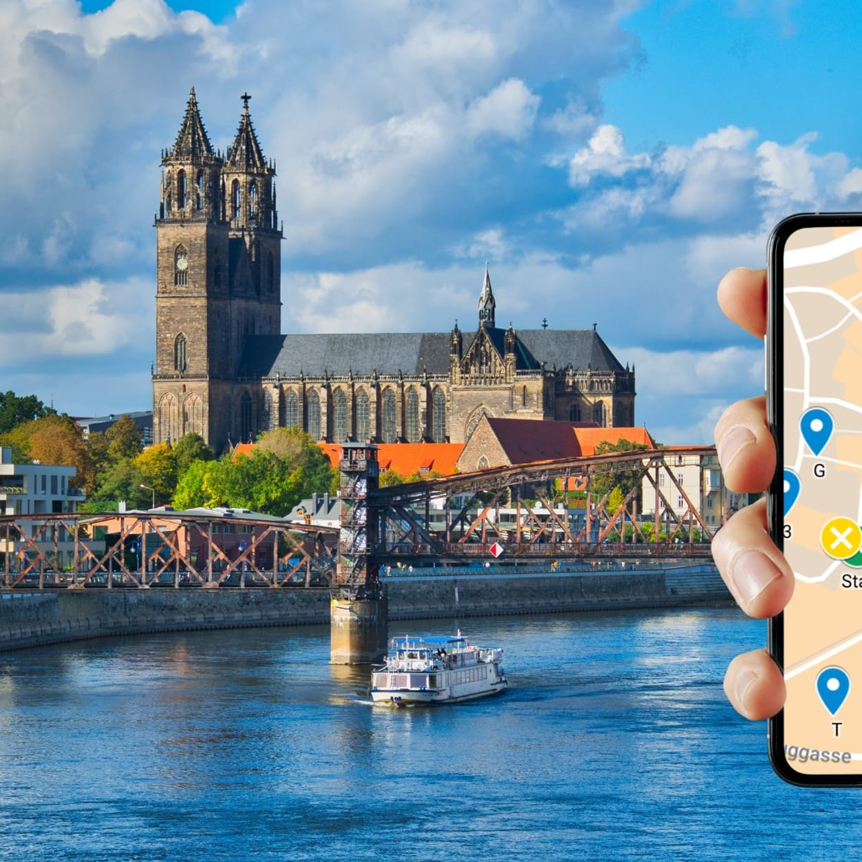 Selbstgeführte Stadtrallye / Schnitzeljagd in Magdeburg