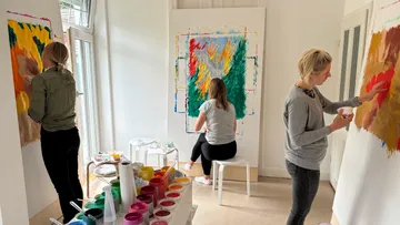 Helles freundliches Atelier im Altbau intuarts