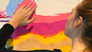 Voller Farbimpulsen intuarts