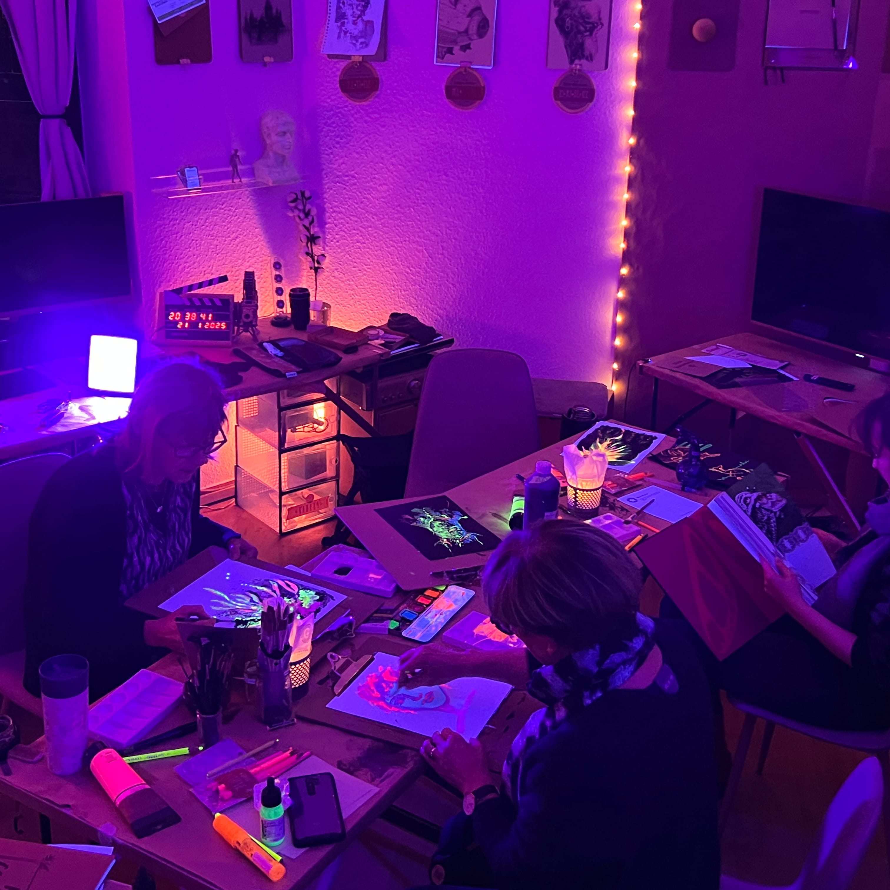 Schwarzlicht Malerei | Mainz | 1,5H