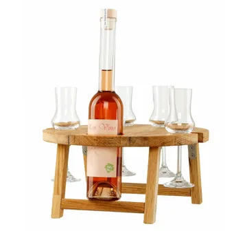 picnic table with glasses