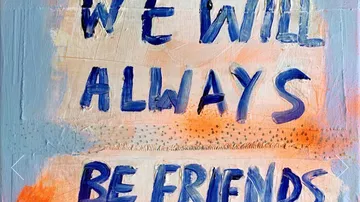 Text on a textured, colorful background.
