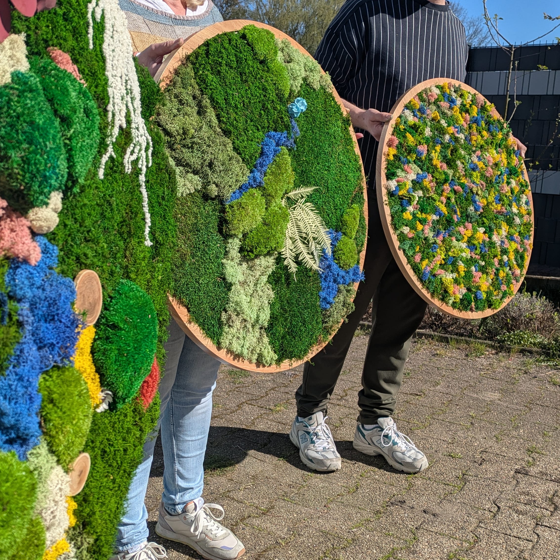 Moosbild Workshop in Bottrop (40×50 cm)